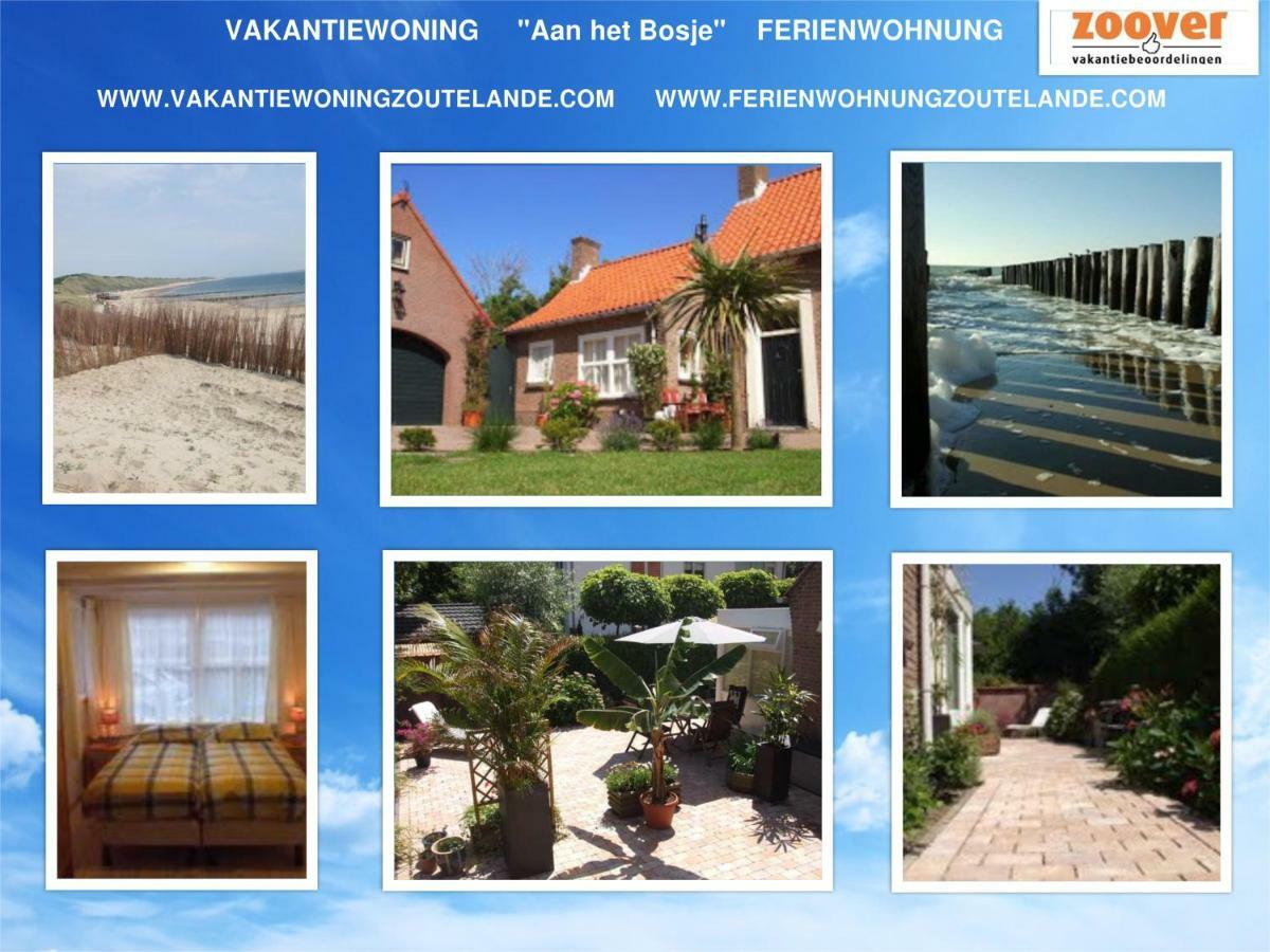 Vakantiewoning "Aan Het Bosje" Zoutelande - Strand 200M ! Екстериор снимка